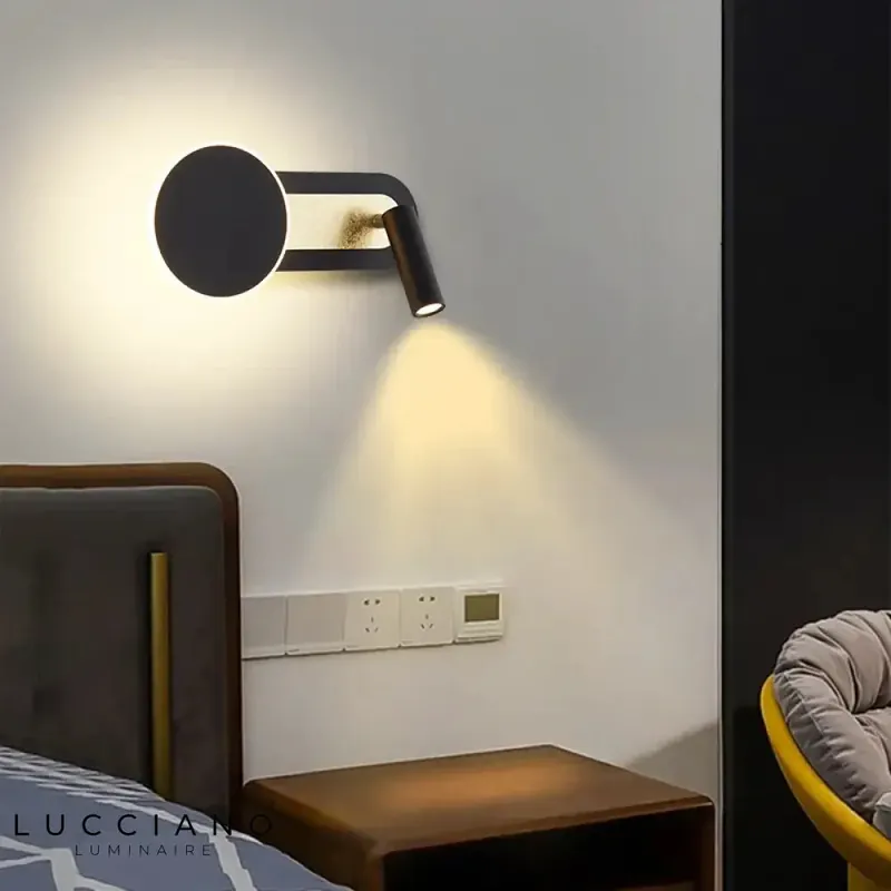 Applique murale LED élégante pivotante design