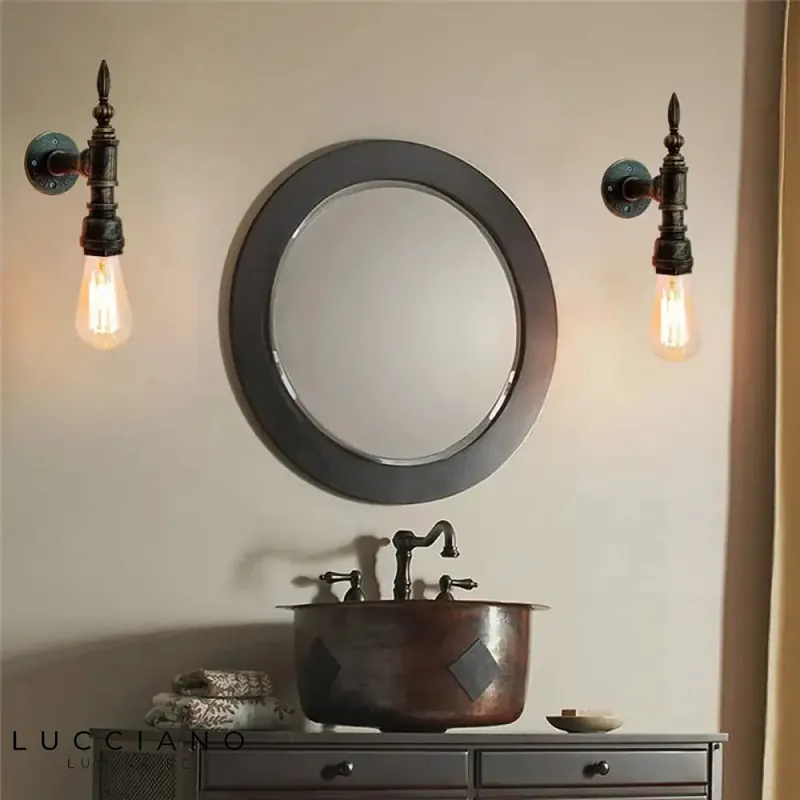 Voici ma proposition :

Applique murale rétro industriel vintage loft chic