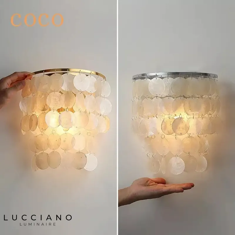 Applique murale moderne élégante luminosité romantique