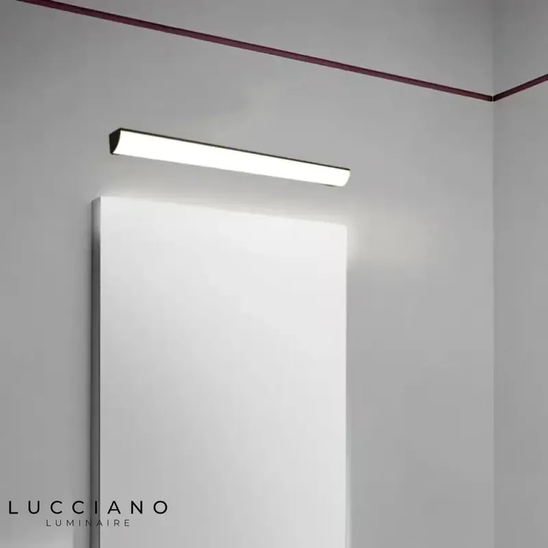 Applique murale miroir aluminium design élégant minimaliste