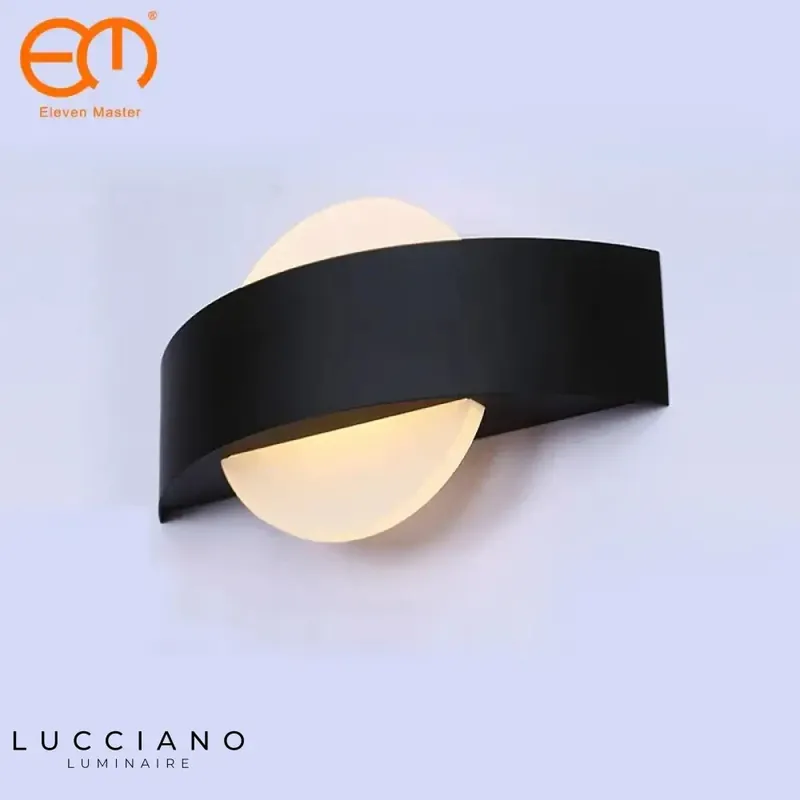 Applique murale led nordique design extérieur intérieur