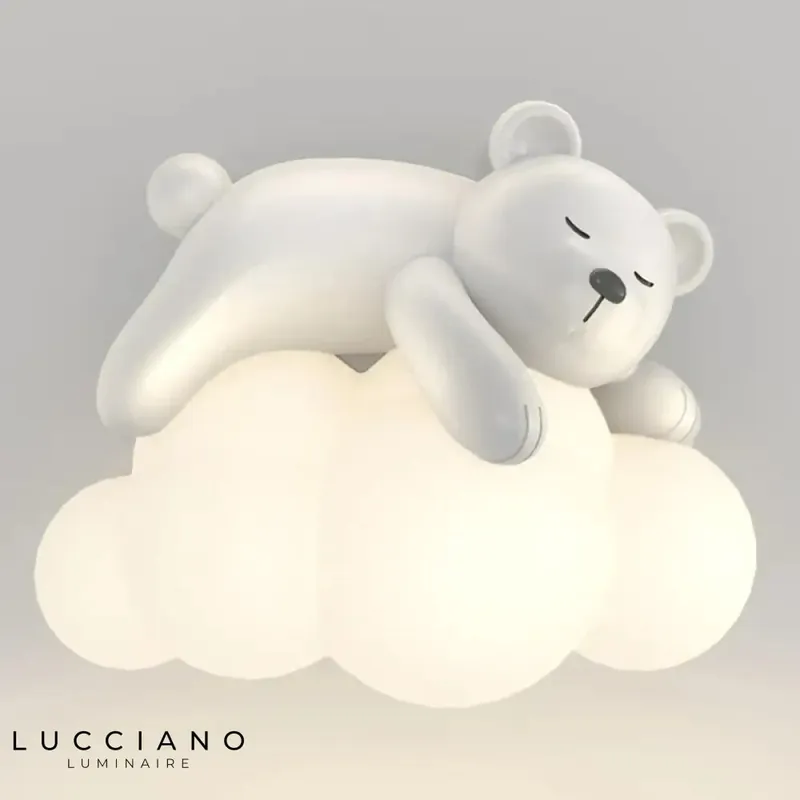 Applique murale ours polaire: adorable déco nordique