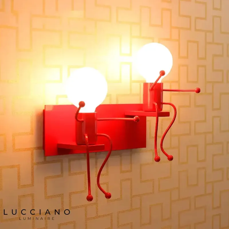 Applique murale led originale chambre enfant.