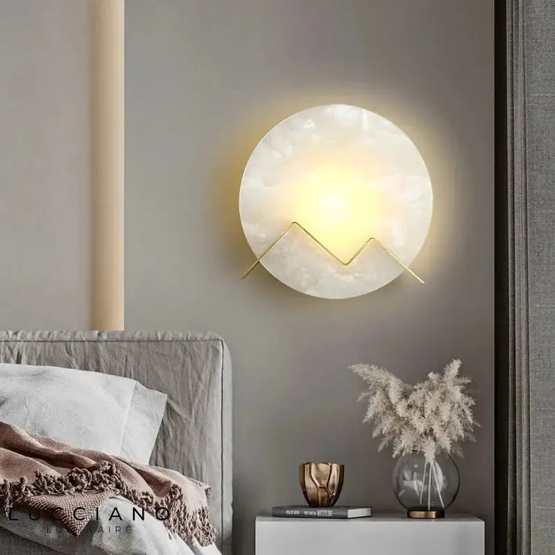Applique murale led élégante design contemporain blanche