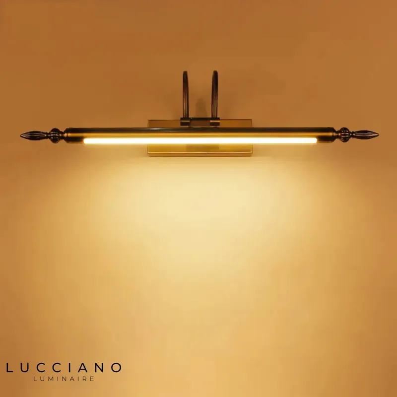 Applique murale led dorée wecus lumineux design élégant