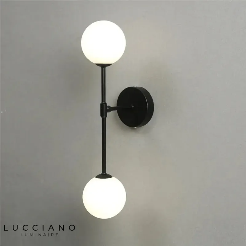 Applique murale LED élégante design doré contemporain