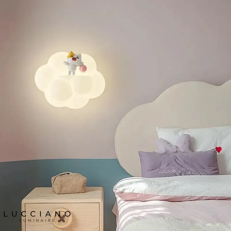 Applique murale design LED décor mignon lumineux coloré