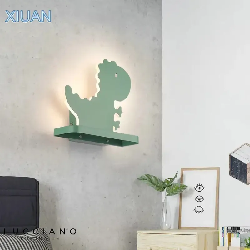 Applique murale design vert créative chambre ludique enfants