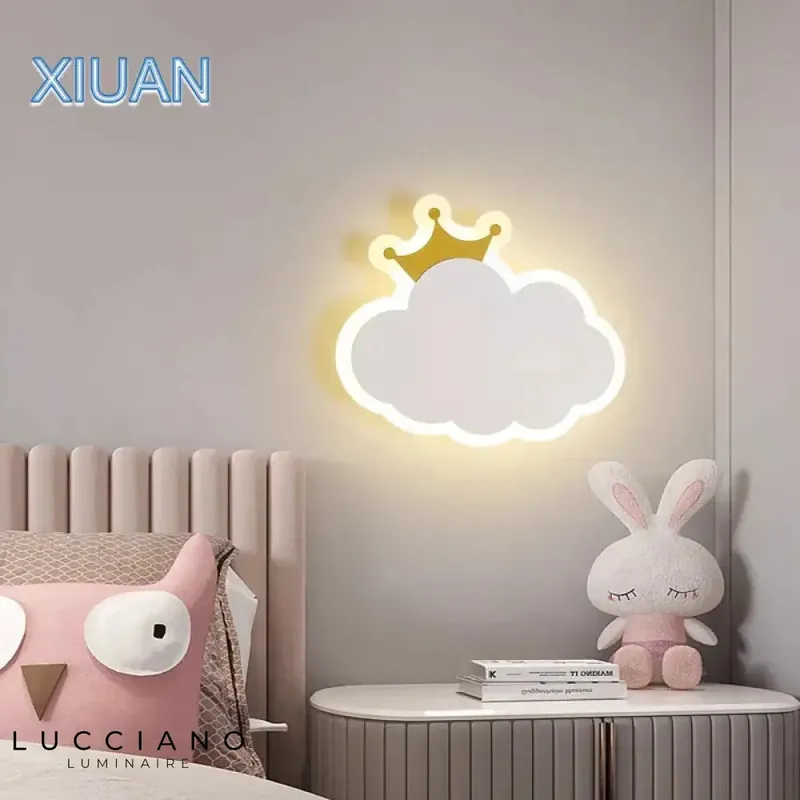 Applique murale blanche décorative design chambre kid's