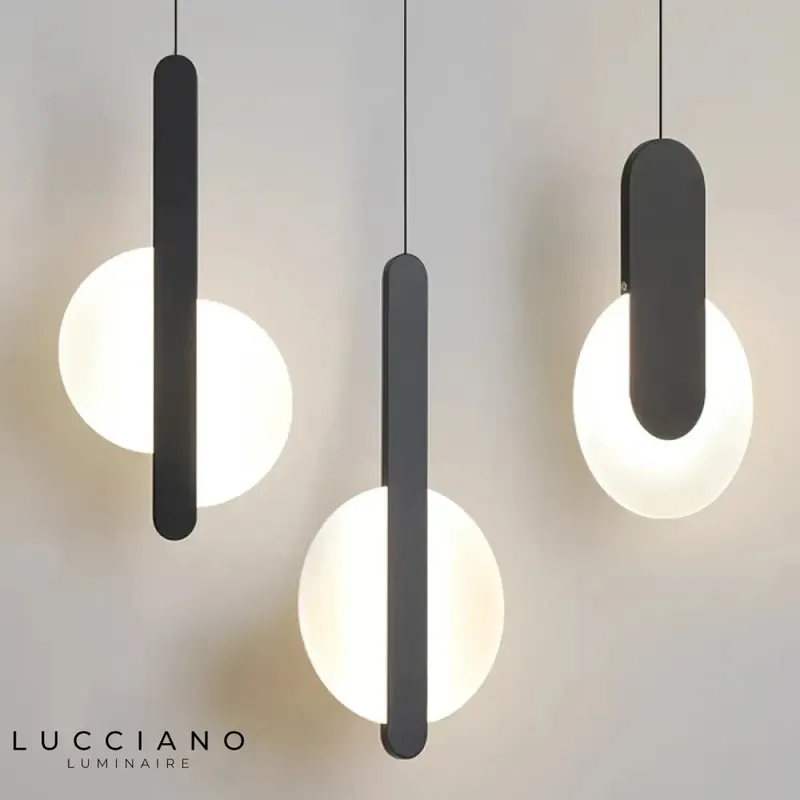 Suspension led modernes au design élégant.