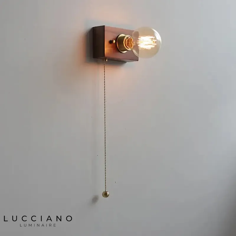 Voici le titre transformé :

Applique murale vintage industrielle déco rustique