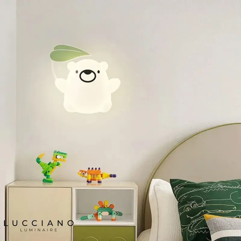 Applique murale LED dessin animé colorée ludique enfants