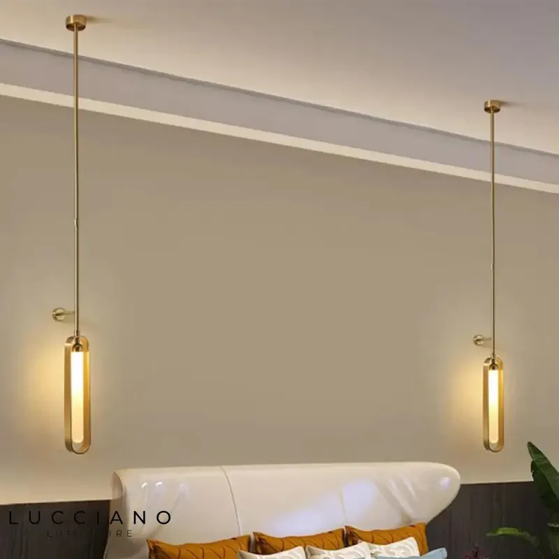 Applique murale dorée LED créative moderne design ajustable