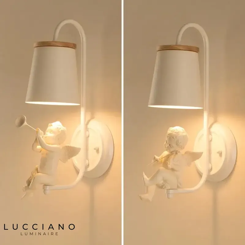 Applique murale blanche moderne design LED élégant lumineux