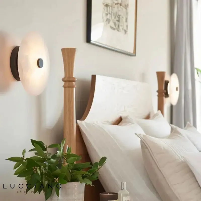 Applique murale design LED simple marbre lumineux élégant