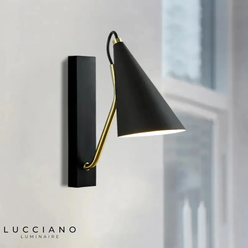 Applique murale led design blanc élégante contemporaine sobre