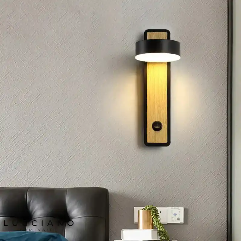 Applique murale blanche LED nordique design moderne élégante