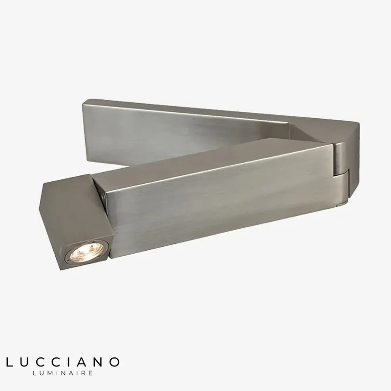 Applique murale LED ajustable design noire moderne