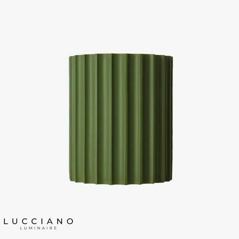 Applique murale verte nordique Élégante design LED minimaliste
