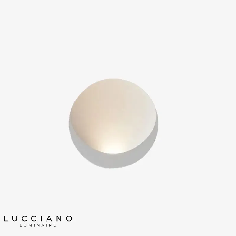 Applique murale design blanc moderne LED épurée élégante