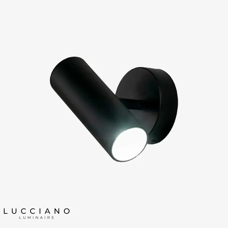 Applique murale noire moderne luminaire design métal élégant