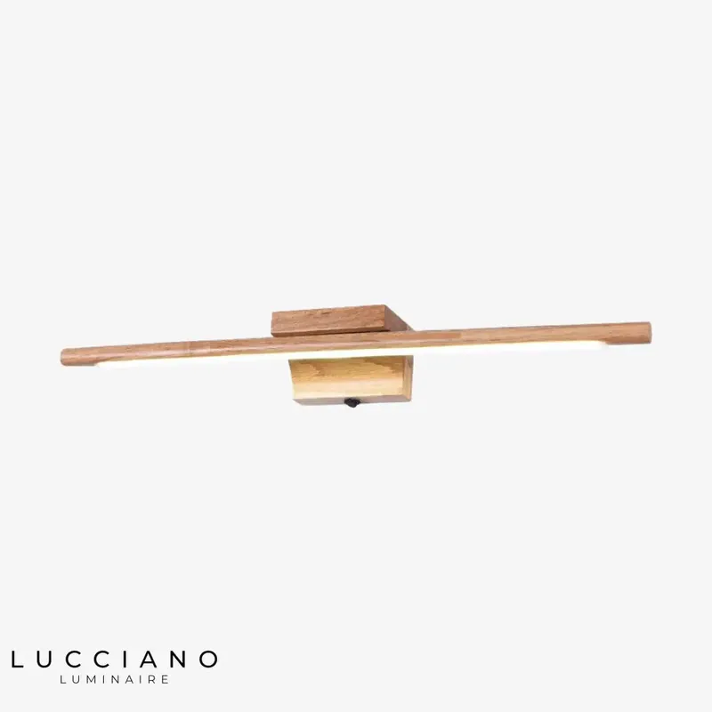Applique murale scandinave bois lumineux design nordique