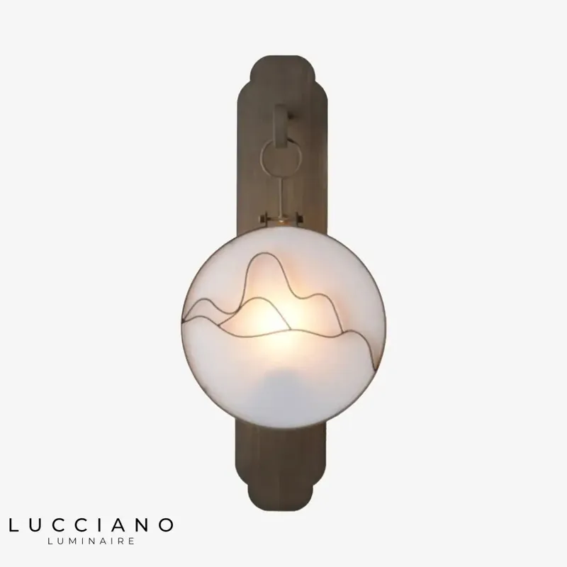 Applique murale LED moderne design épuré asiatique élégant