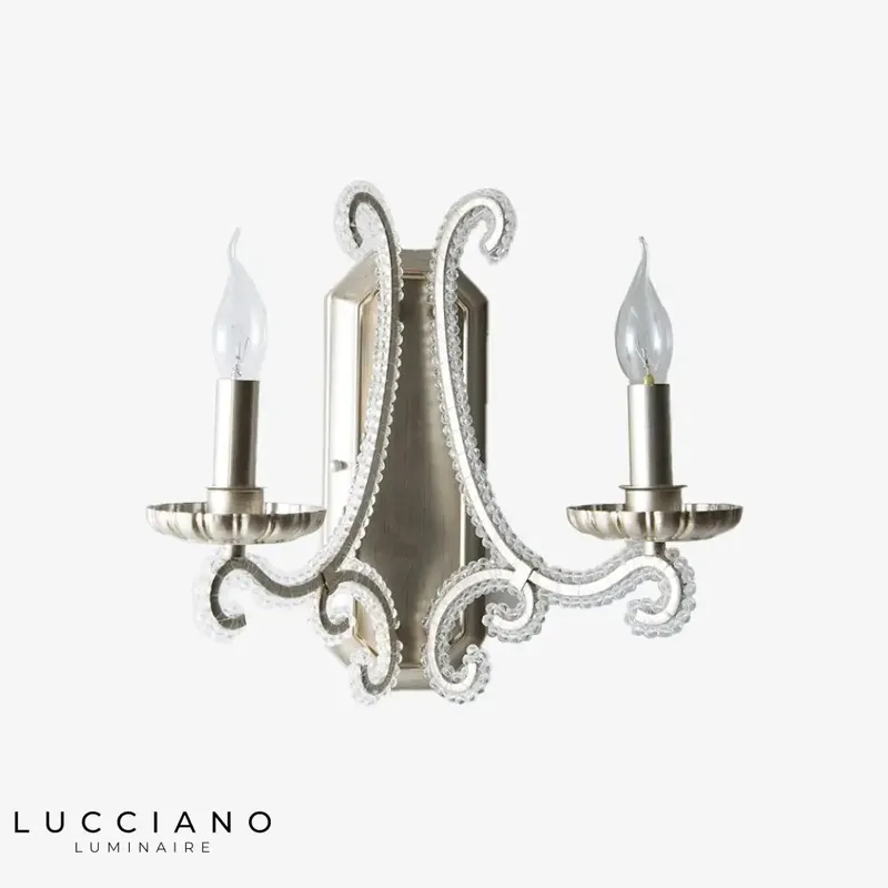 Applique murale LED vintage élégant design rétro