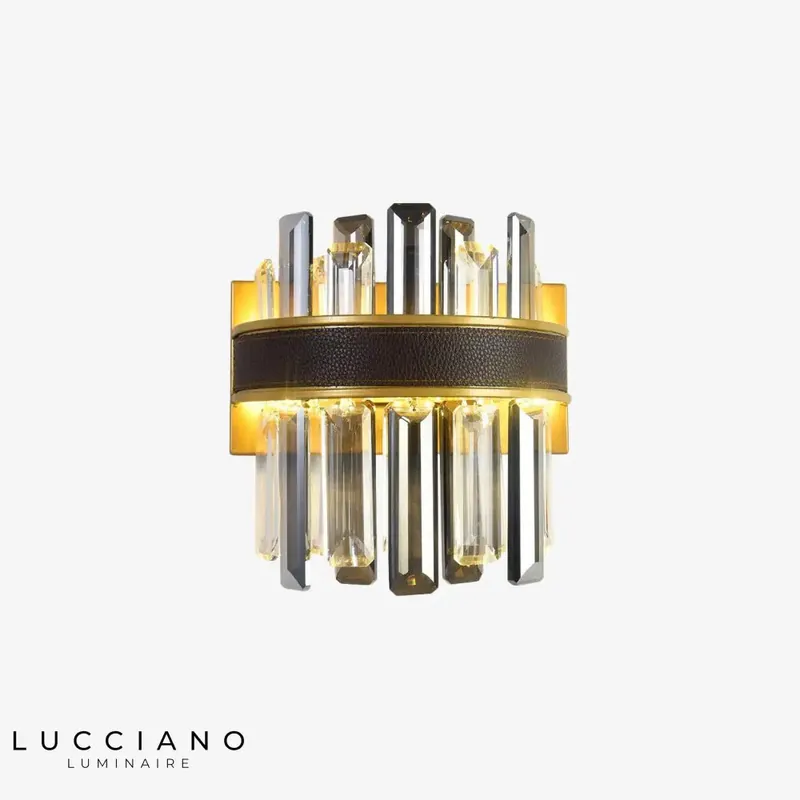 Applique murale design LED moderne élégante cristaux lumineux