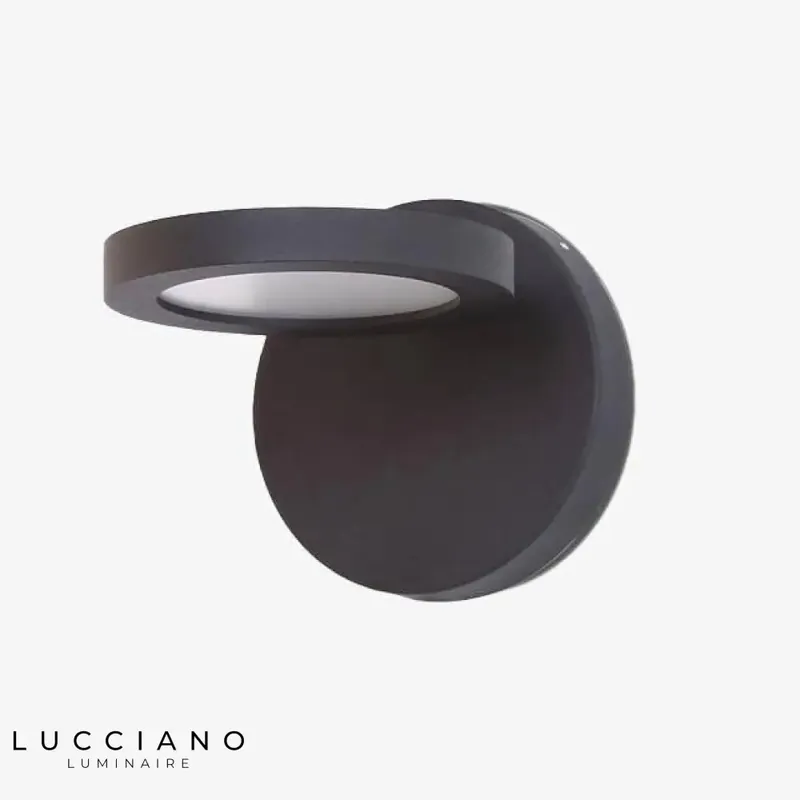 Applique murale LED noire design élégant minimaliste