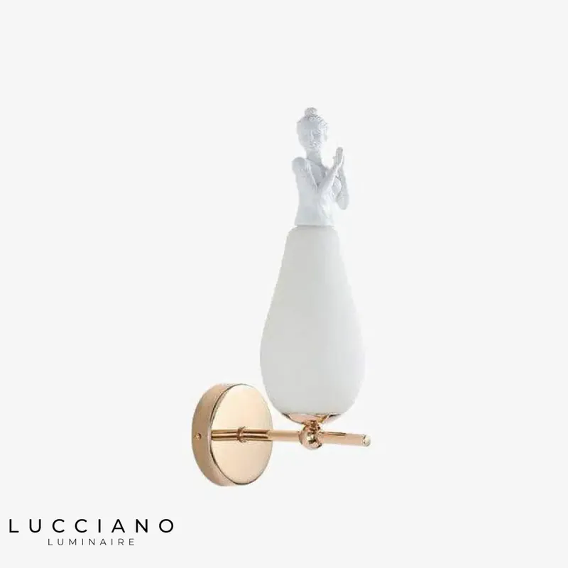 Applique murale design blanche élégante angélique luminaire