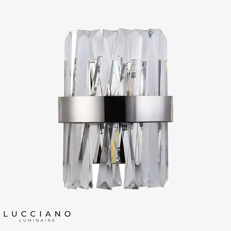 Applique murale design LED élégante cristal lumineux