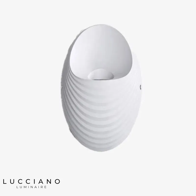 Applique murale blanche design élégante lumière moderne
