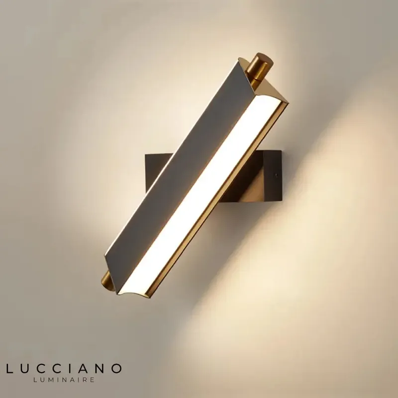 Applique murale nordique élégante design contemporain lumineux