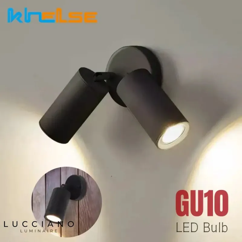 Applique murale LED design moderne rotative