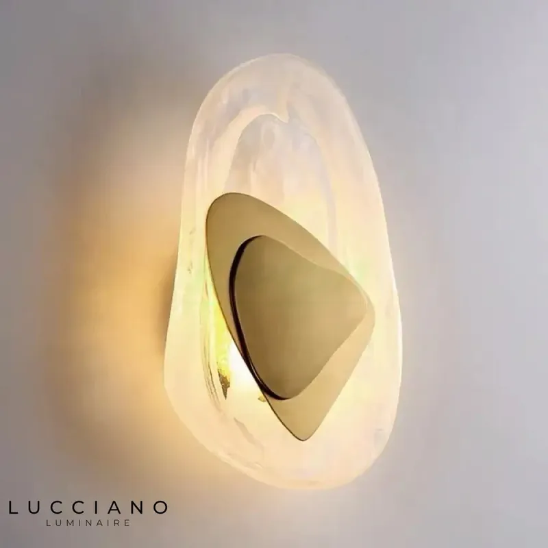 Applique murale LED cristal design élégant contemporain.