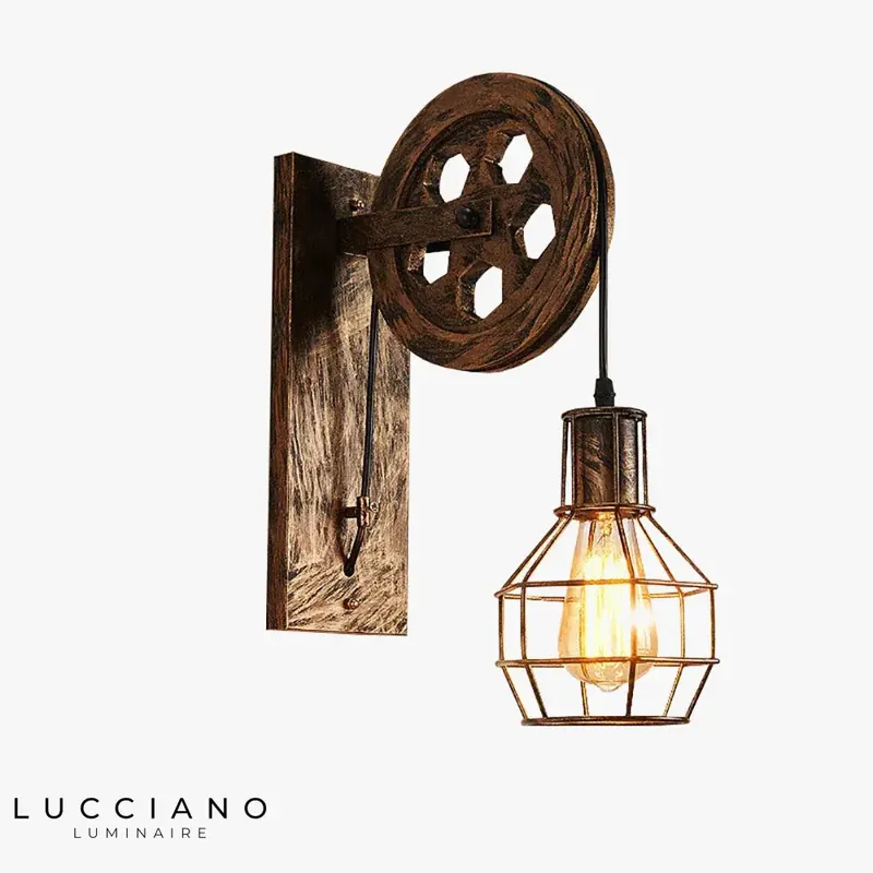 Applique Industrielle Vintage Réglable LED