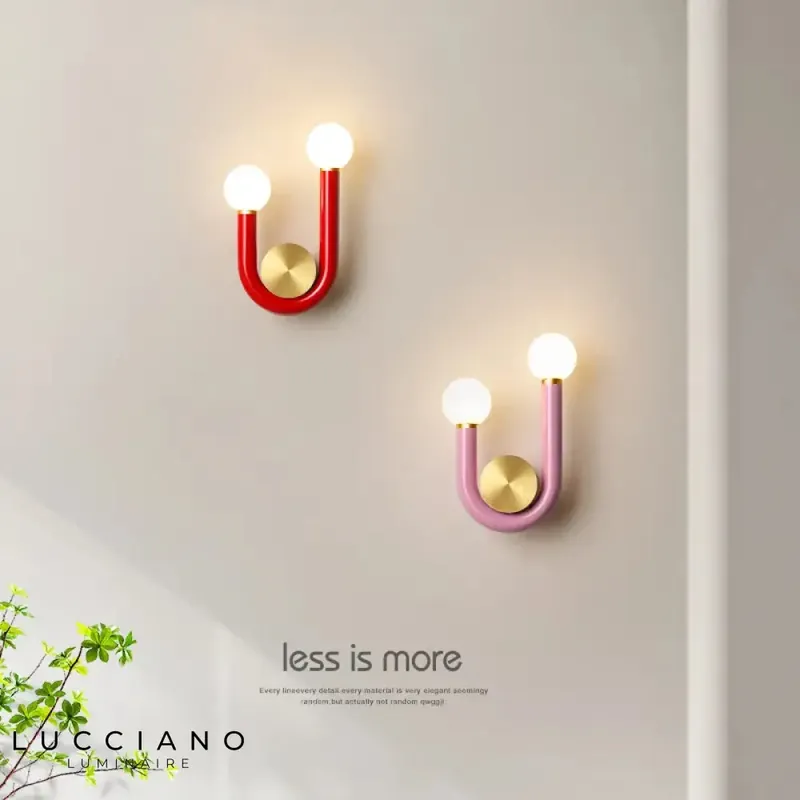 Applique murale LED nordique design élégant U.