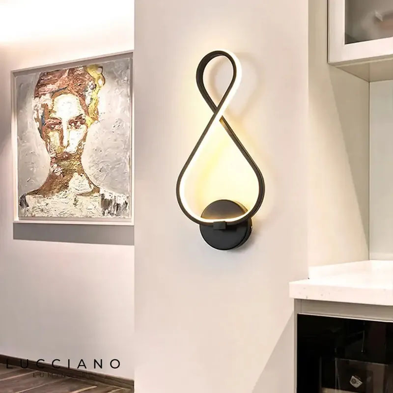 Applique murale led design élégant contemporain