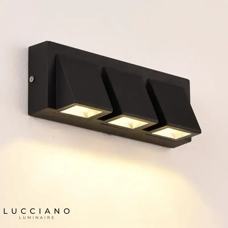 Applique murale LED design étanche polyvalente