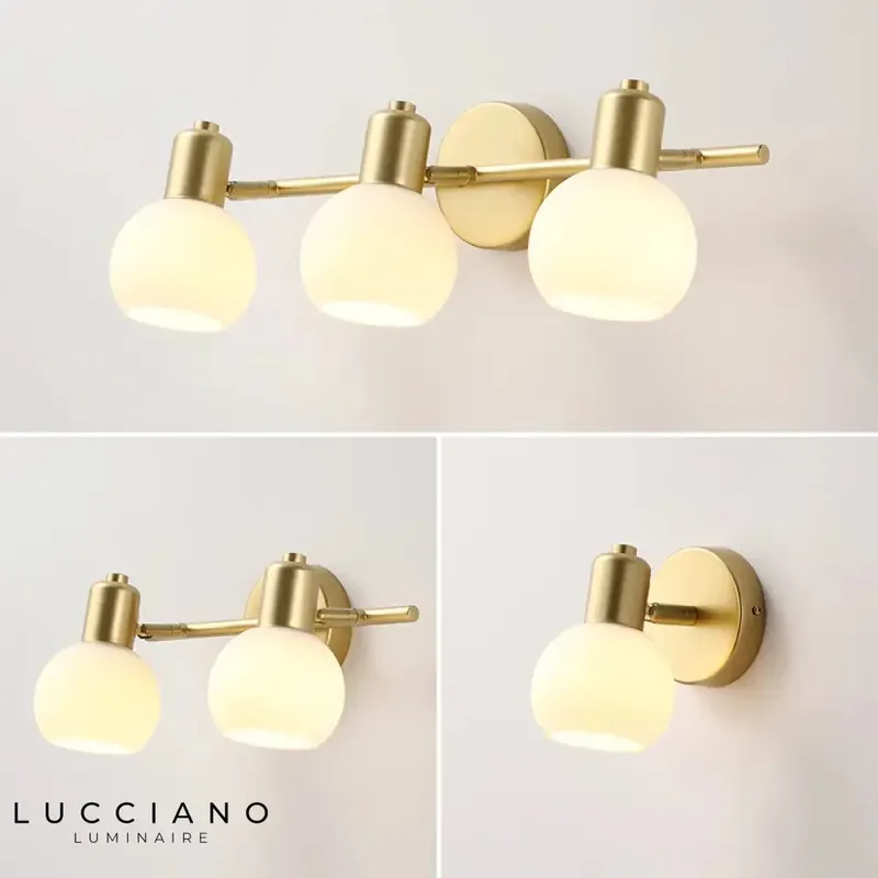 Applique murale led élégante multifonction luminosité ajustable