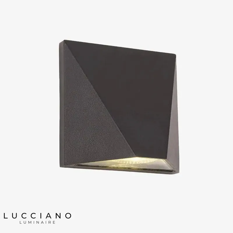 Applique murale design contemporaine LED noire élégante