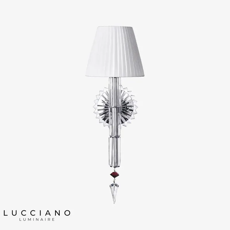 Applique murale design élégant lumineux cristal.