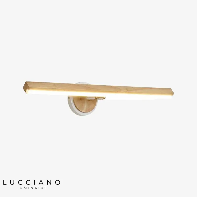 Applique moderne luminaire design bois minimaliste