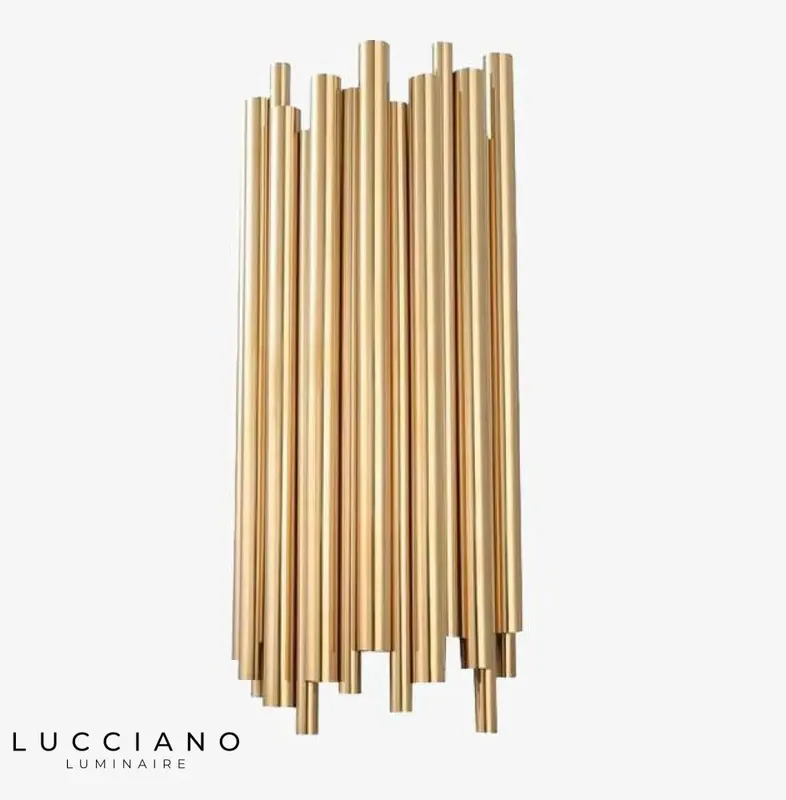 Applique murale design lumineux or glamour.