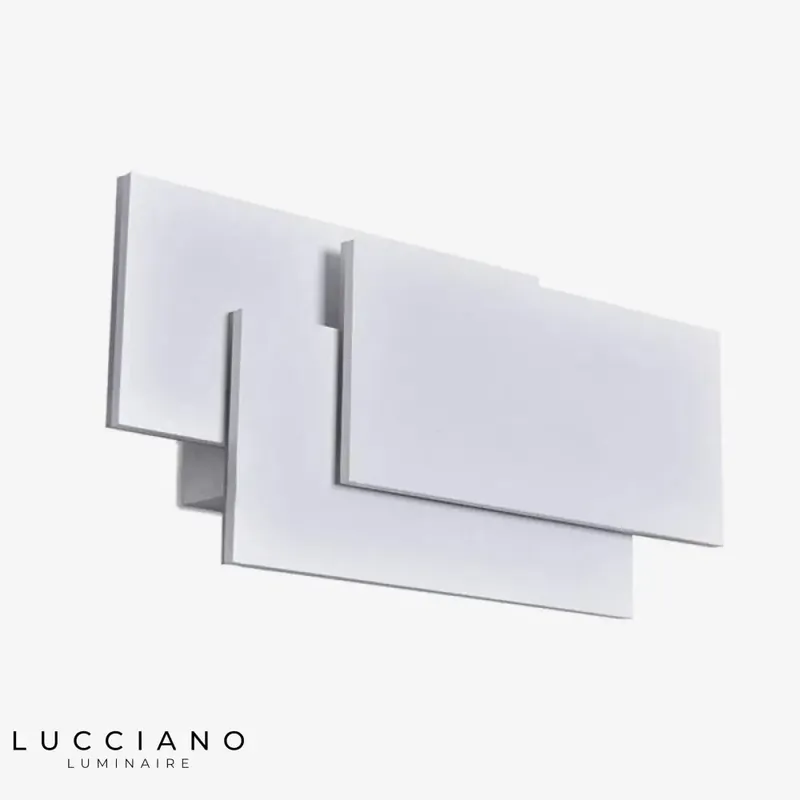 Applique murale LED rectangles design moderne élégant.