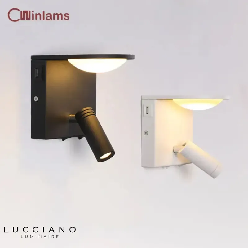 Applique murale rotative, multifonction LED intelligente.