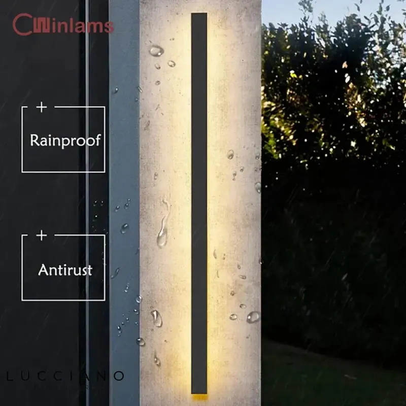 applique murale extérieure luminaire design aluminium jardin