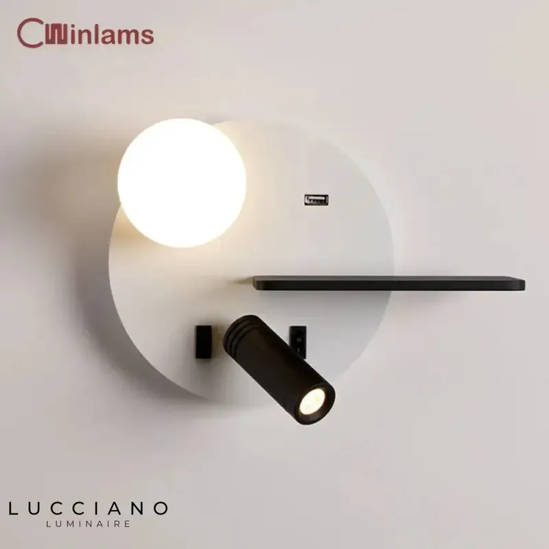 Applique murale LED multifonction portable et connectée