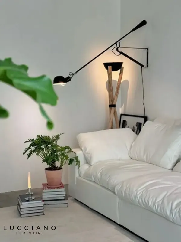 Voici le résultat :
Applique murale industrielle métal design élégant